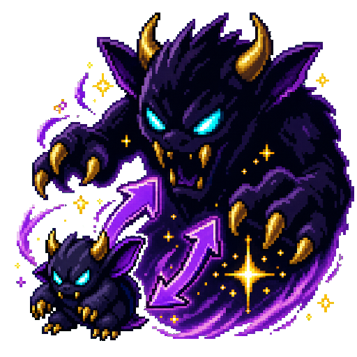 Size Chaos curse card